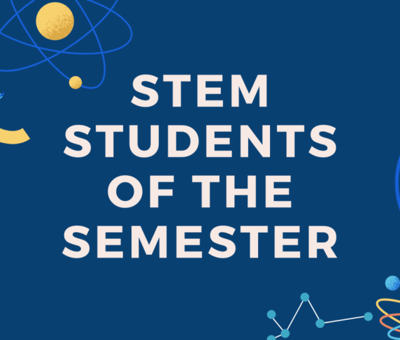 STEM Students of the semester graphic
