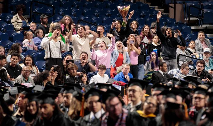Students' loved ones get just as excited as they are (sometimes more)! Students' loved ones get just as excited as they are (sometimes more)!