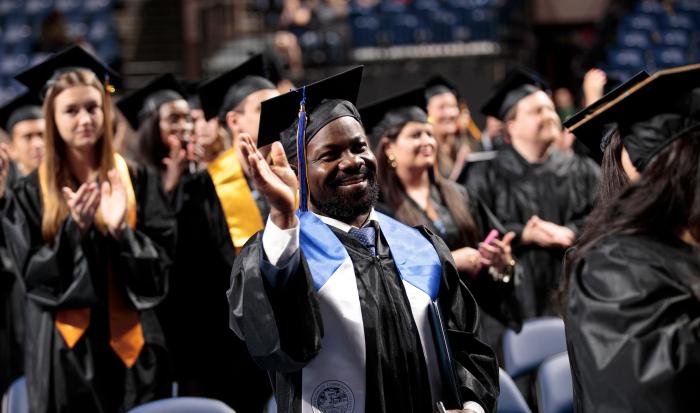Commencement is the time to enjoy the results of hard work and perseverance. Commencement is the time to enjoy the results of hard work and perseverance.