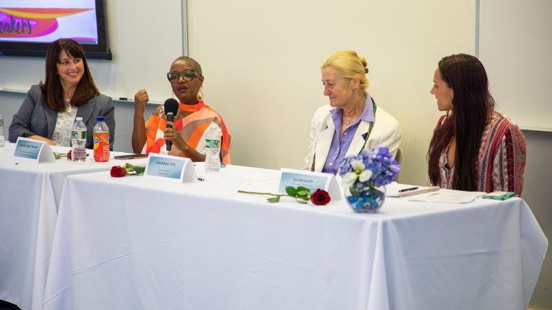 The Womxn in Power Luncheon panel