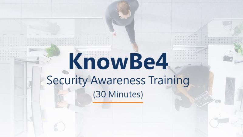 KnowBe4 cybersecurity training